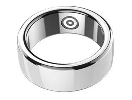 Anillo inteligente Chronus resistente al agua sueño frecuencia cardíaca,anillo Bluetooth (blanco 17#) BISBISOUS