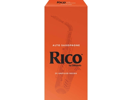 Teclas de Saxofón Alto DADDARIO Rico 2.0 (25 Un)
