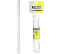 Cuerda Trenzada Plástico Blanca (Madeja 10 m.) WOLFPACK LINEA PROFESIONAL