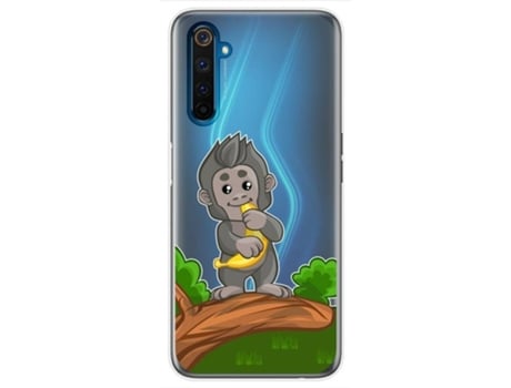 Carcasa Realme 6 Pro TUMUNDOSMARTPHONE Dibujos Transparente Multicolor
