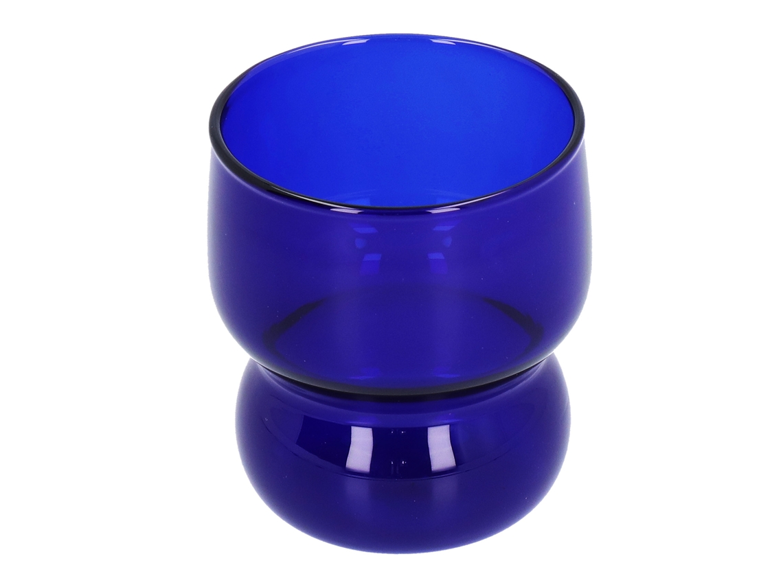 Vaso de vidrio de borosilicato para bebidas calientes, azul KOFIHETY