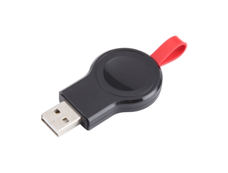 Cargador magnético portátil Apple Watch Series de 2 W con puerto USB (negro)