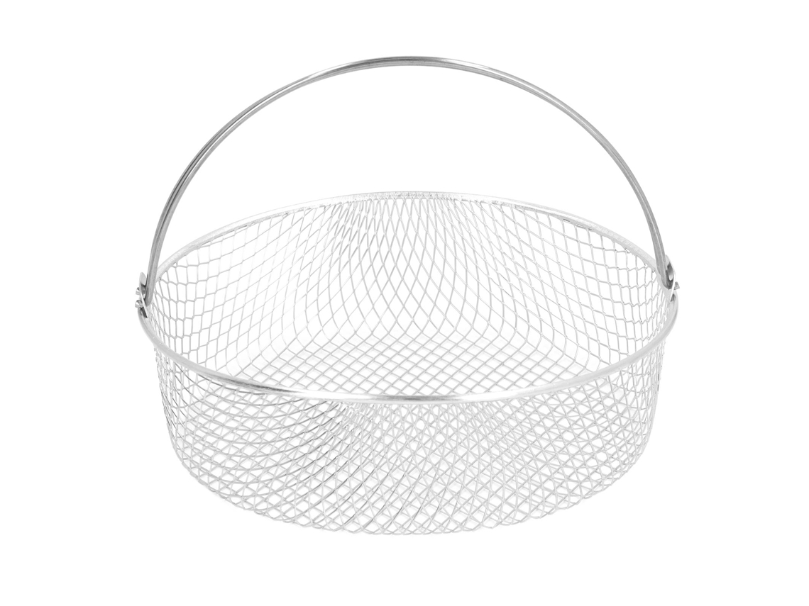 Cesta De Freír De Acero Inoxidable Con Asa De Malla Para Freidora De Aire, Patatas Fritas, Cocina