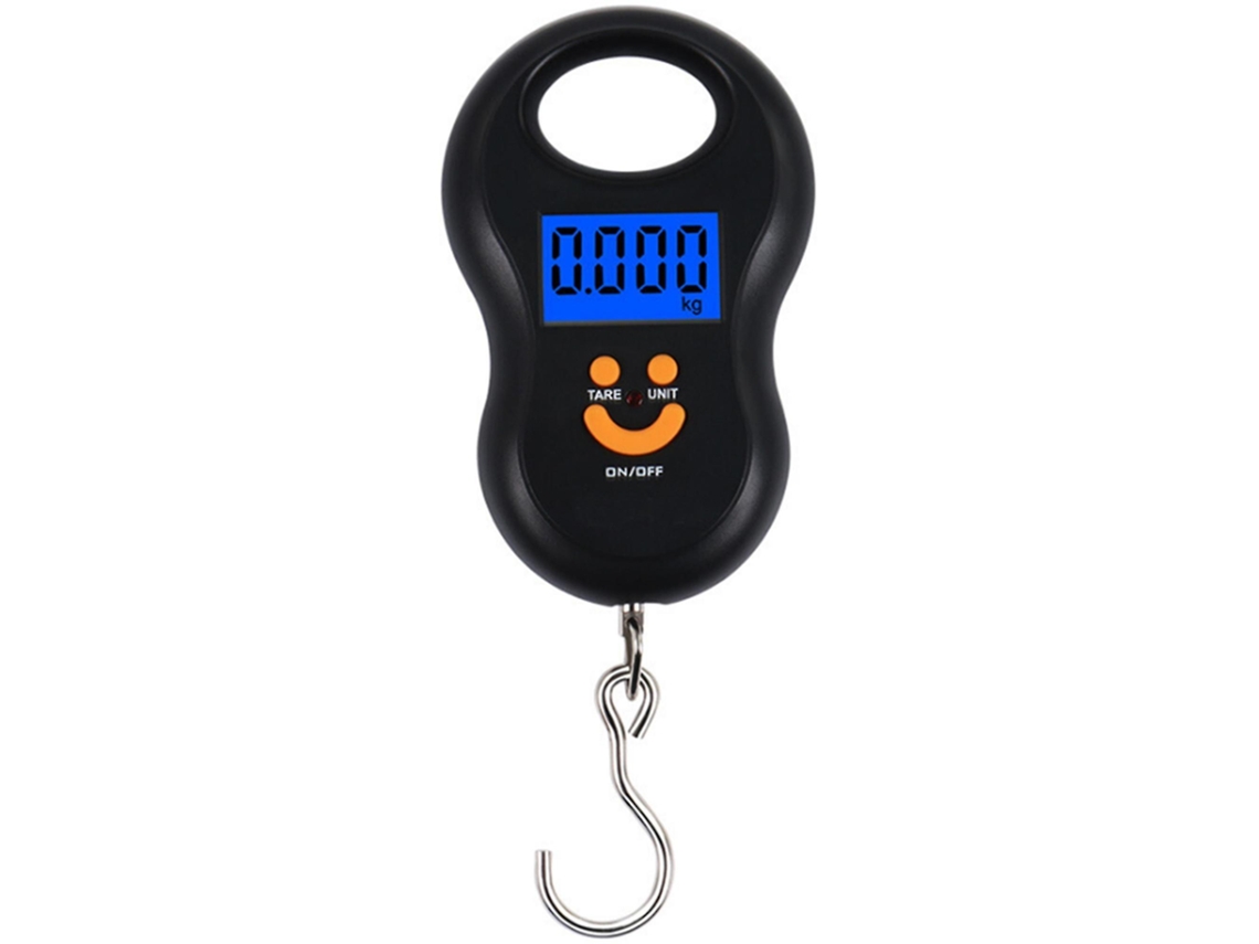 Báscula Electrónica Portátil De Mano Con Pantalla Lcd Para Pescado Equipaje Comida Y Peso