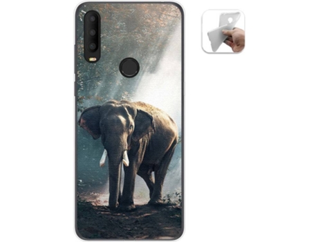 Carcasa Alcatel 3X 2020 TUMUNDOSMARTPHONE Elefante Multicolor