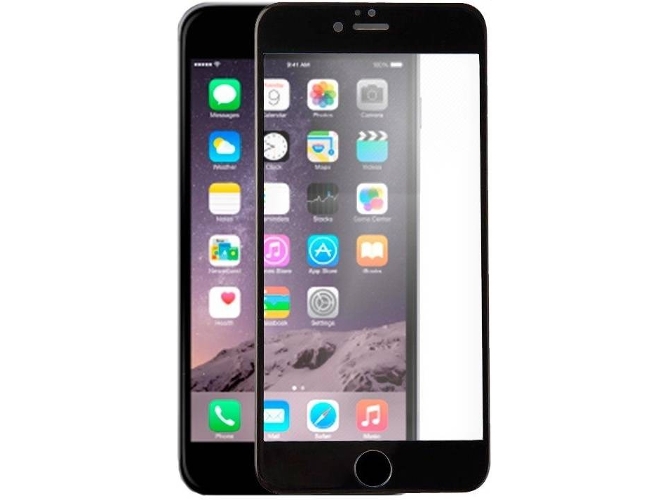 Protector de Cristal Templado iPhone 6, 6s Full 3D Negro