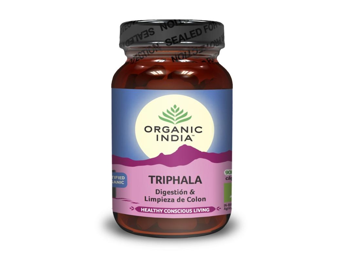 Triphala 90 cápsulas INDIA ORGÁNICA