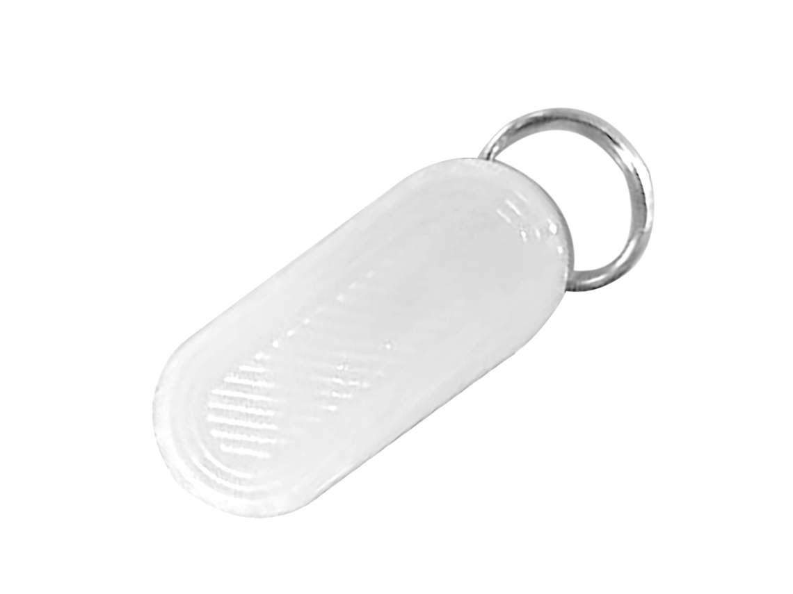 Frasco De Medicamentos Portátil Con Llavero, Mini Plástico, Para Viajes, Blanco