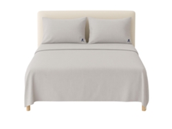 Set Sábanas Gris (270x280cm) con 2 Fundas Almohada (50x105cm) - 100% Algodón SCALPERS