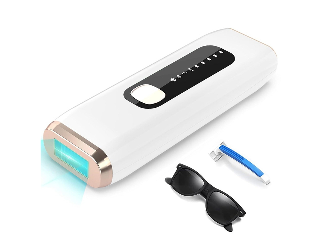 Dispositivo De Depilación Ipl Con 999.000 Pulsos Y 5 Niveles Para Uso Doméstico (blanco)