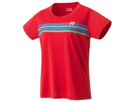Camiseta de Mujer YONEX Crew Neck Rojo