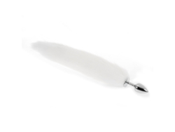 Plug Anal De Cola De Zorro Falso Pelo Para G Spot Juguete Sexual Adulto Blanco