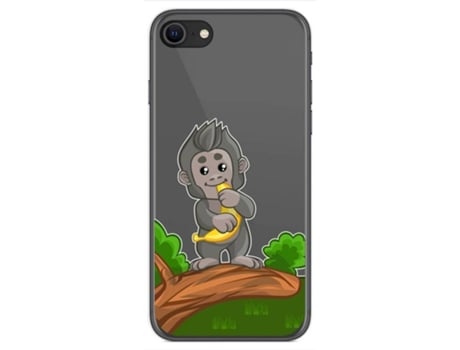 Carcasa iPhone SE 2020 TUMUNDOSMARTPHONE Dibujos Transparente Multicolor