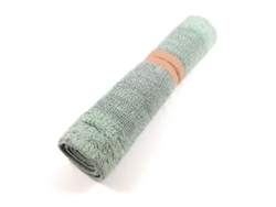 Tappeto Bagno Fazzini Di Puro Cotone Reversibile 50x80 Verde Eucalipto