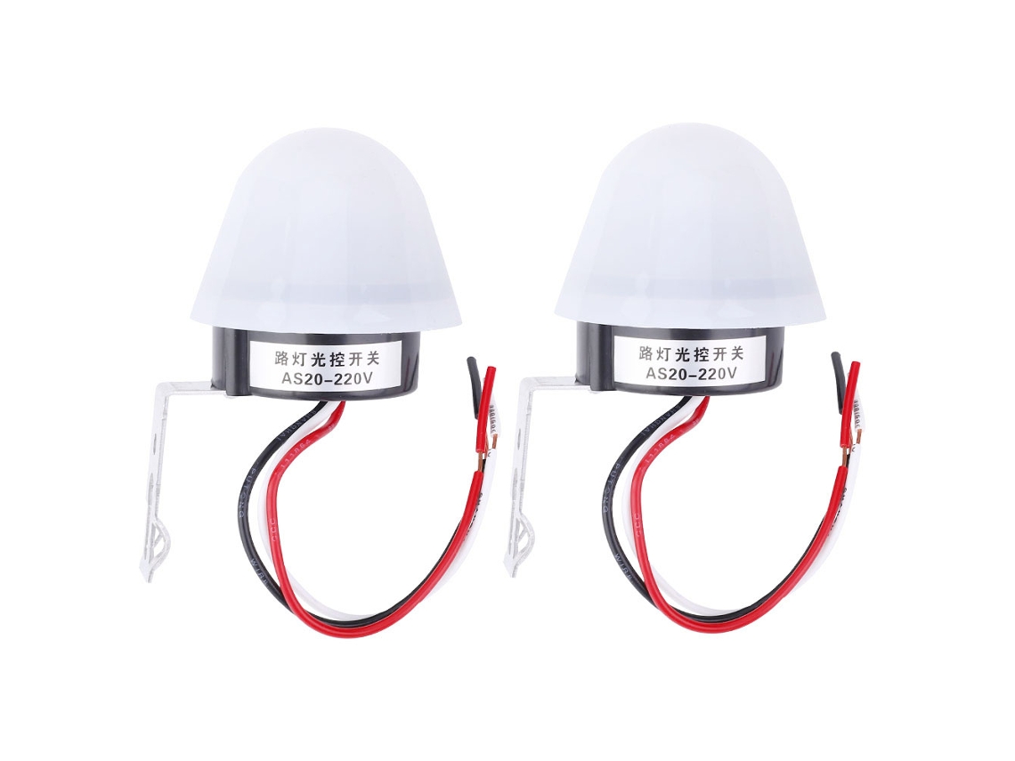 2 Interruptores Fotoeléctricos Automáticos Para Alumbrado Público Con Sensor De Fotocélula, 220 V