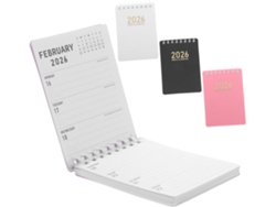 Cuaderno espiral pequeño, bloc de notas de bolsillo, planificador mensual, agenda, planificador diario Gokoco
