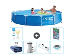 Intex Piscina Com Estrutura Redonda - 366x76 Cm - 7-peças S81