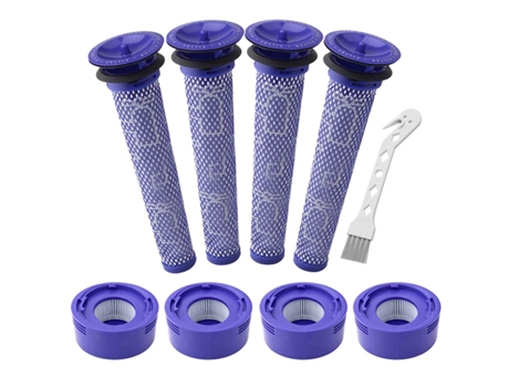Reemplazo de filtros Hepa post y premotor para aspiradoras inalámbricas Dyson V8 V7