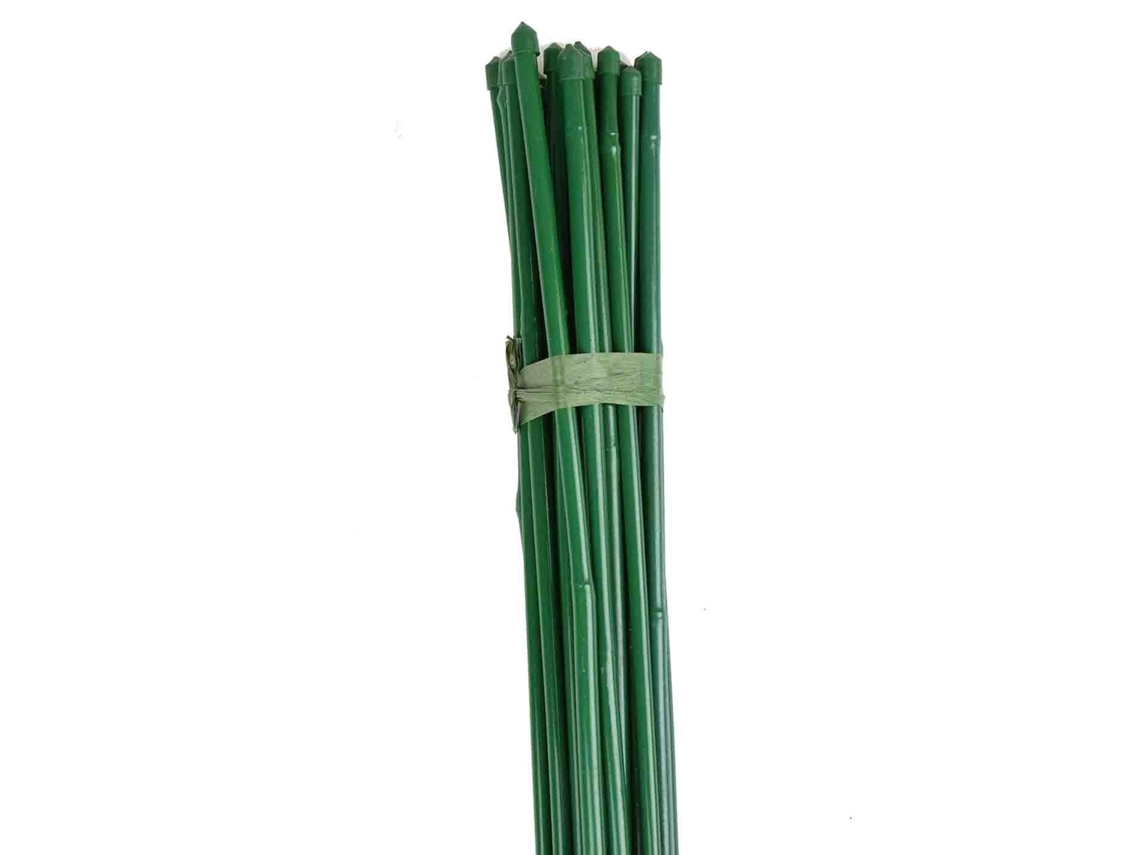 Pack Tutor Bambú Plastificado - 25 unidades 120cm./10-12mm. (Altura x Diámetro)