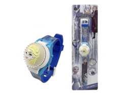 Reloj infantil GOKOCO 3D con dibujos animados, luces intermitentes y tapa giratoria.