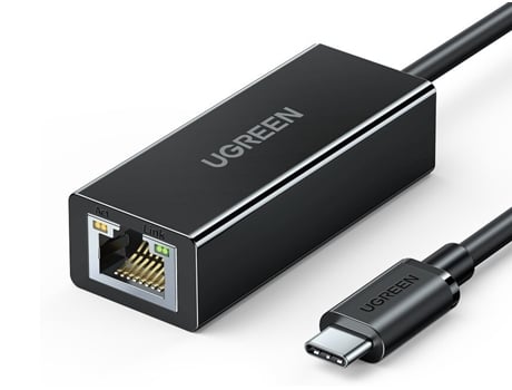 Adaptador UGREEN 30287 Tipo-C a Rj45 100Mbps para Huawei Mate40/P50 S20