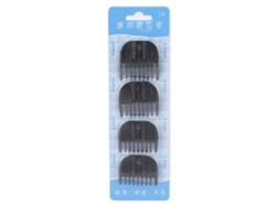4pcs Peines De Guía Para Cortapelos Profesionales, Peines De Protección Universal Para Cortapelos Negro