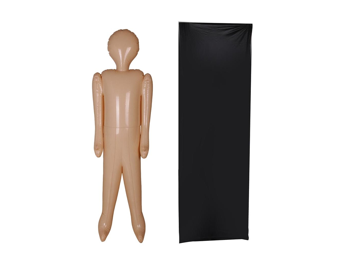 Cuerpo Falso De Utilería De Halloween En Bolsa Decorativa Terrorífica Para Casas Embrujadas, Uso Interior Y Exterior.