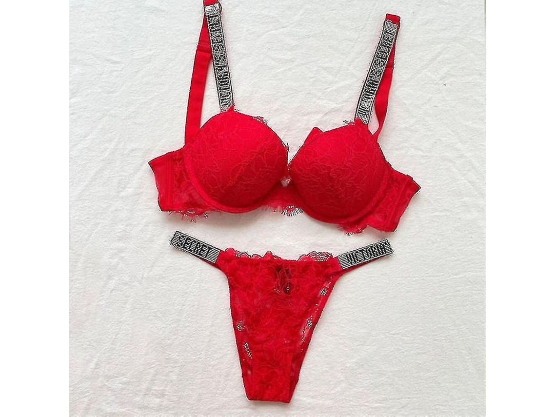 2026-conjunto De Lencería Para Mujer Sexy Y Cómoda Sujetador Push Up Sin Costuras Con Armadura Y Tanga Marca