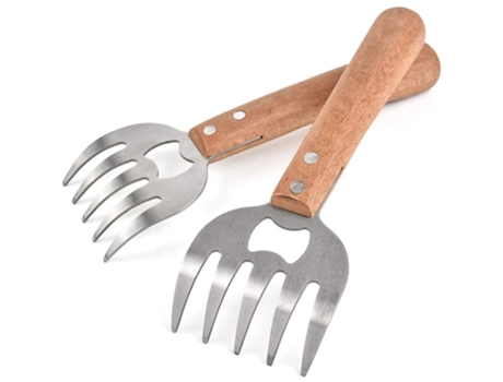 2 uds separador de carne barbacoa herramienta de barbacoa garra de oso separador de carne desgarrador de carne multifuncional