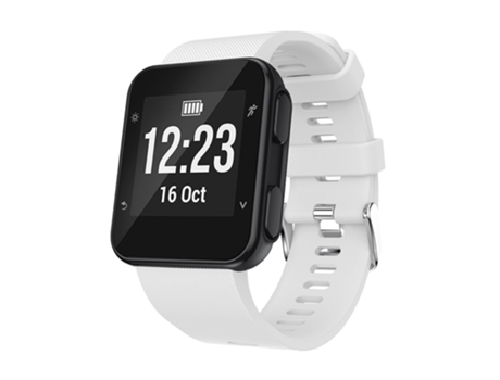 Correa de reloj deportivo de silicona para Garmin Forerunner 35 (blanco)