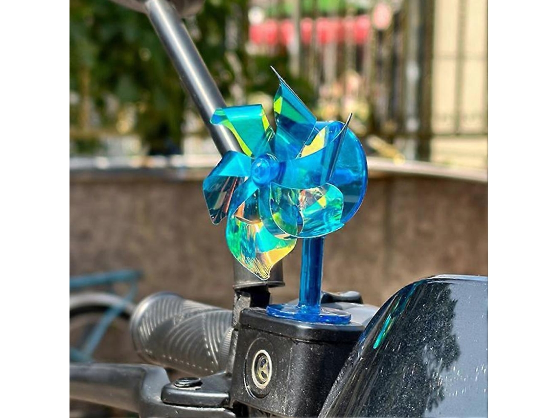 Molino de viento giratorio para decoración de vehículos eléctricos, adorno de bicicleta, Rosewell