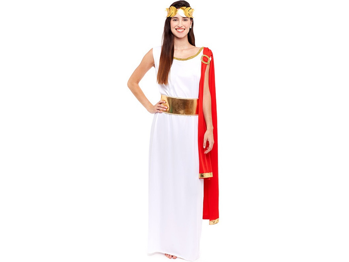 Disfraz de Mujer PARTILANDIA romano elegante blanco (Tam.: L)