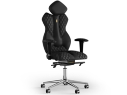 Silla de Oficina KULIK Royal Stitching PU Cuero (Preto -130x50x50cm)