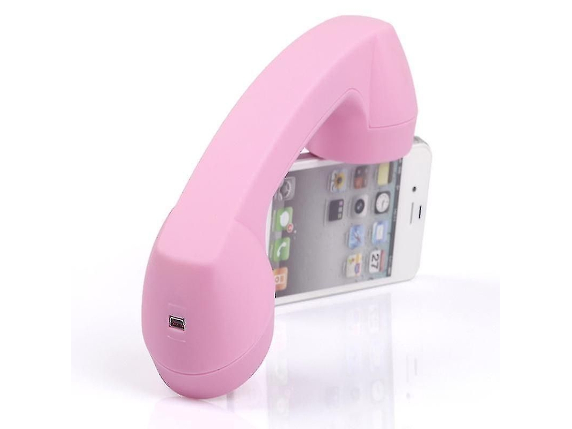 Auriculares Inalámbricos Retro Rosas 2025 Antirradiación Para Teléfonos Móviles Con Control De Volumen Y Micrófono Hd.