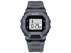 Reloj deportivo MDUG para hombre (gris), resistente al agua, multifuncional con iluminación.