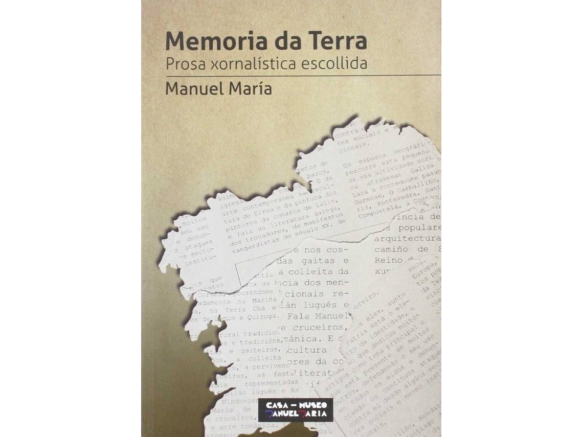 Libro Memoria Da Terra de Manuel María (Galego)