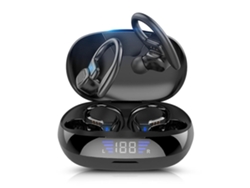 YEMAESRE Auriculares Bluetooth Impermeables Negros