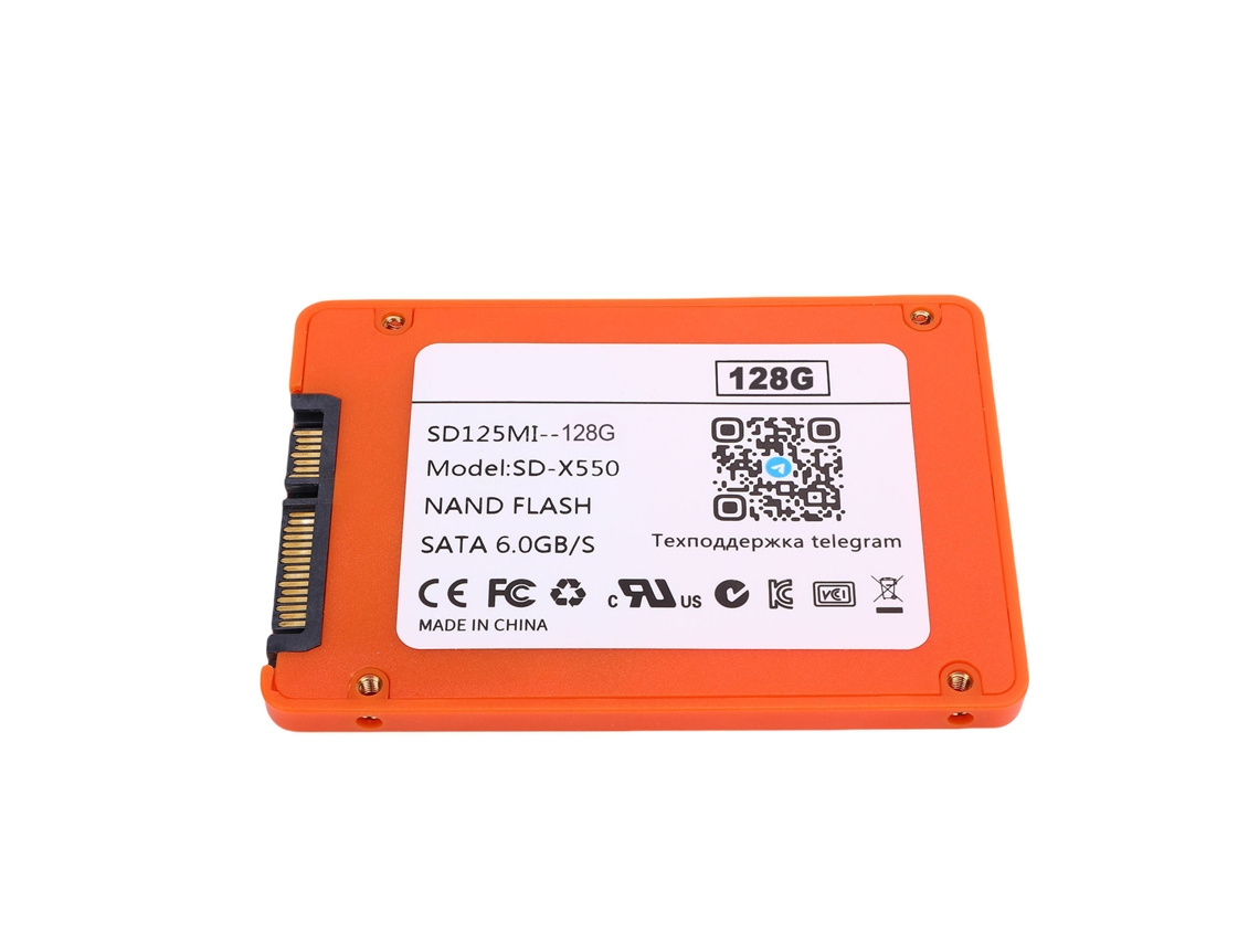 Unidad De Disco Duro Interno 2.5 Pulgadas 128g Naranja Ssd Sata Iii 6gb/s 550mb/s Para Pc Portátil