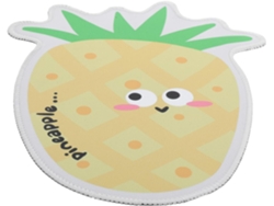 Alfombrilla de ratón con forma de piña, diseño ergonómico para portátiles, superficie lisa y base antideslizante para escritorios de oficina. Jortmrd