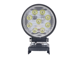 Luz De Trabajo Led Inalámbrica De 18 V, 27 W, 2400 Lm, Portátil, Para Camping Y Emergencias.