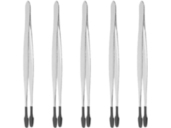 Pinces A Épiler Prise Antideslizantee Y Grip Stable Lot De 5 En Acero Inoxidable Plateado Pour