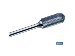 Fresa rotativa cilindrica con radio 3mm.
