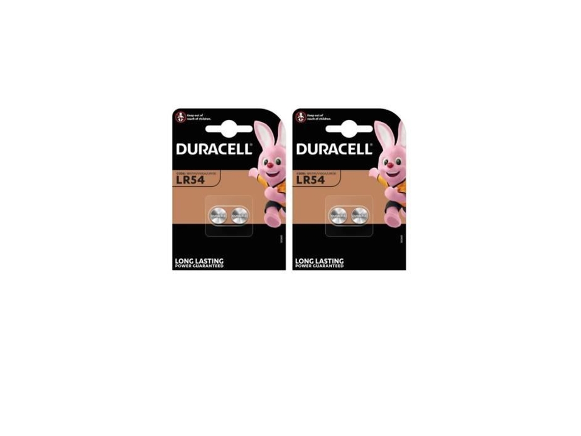 4 Baterías Duracell Lr54 -