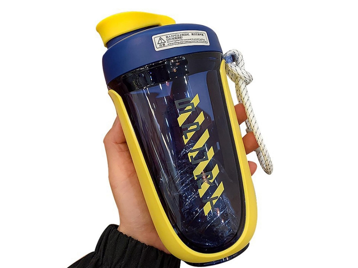 Botella De Agua Deportiva Fitness, 590ml Botella De Agua Motivacional Para Deportes Fitness Diseño De Última Generación Rosewell