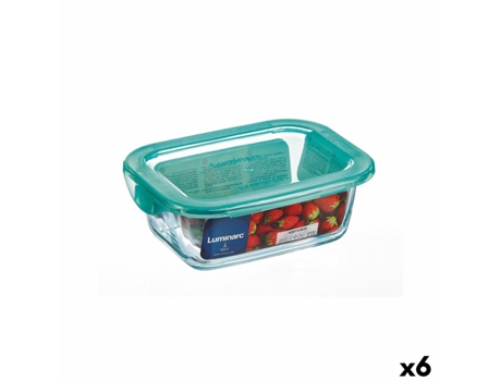 Fiambrera Rectangular con Tapa LUMINARC Keep'n Lagon (1,22 L)