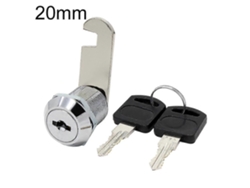 Cerradura De Cámara Antirrobo Para Buzón, Gabinete, Cajón, Armario 20/30mm Qinhai Con 2 Llaves Material Metal Resistente 20mm Plata