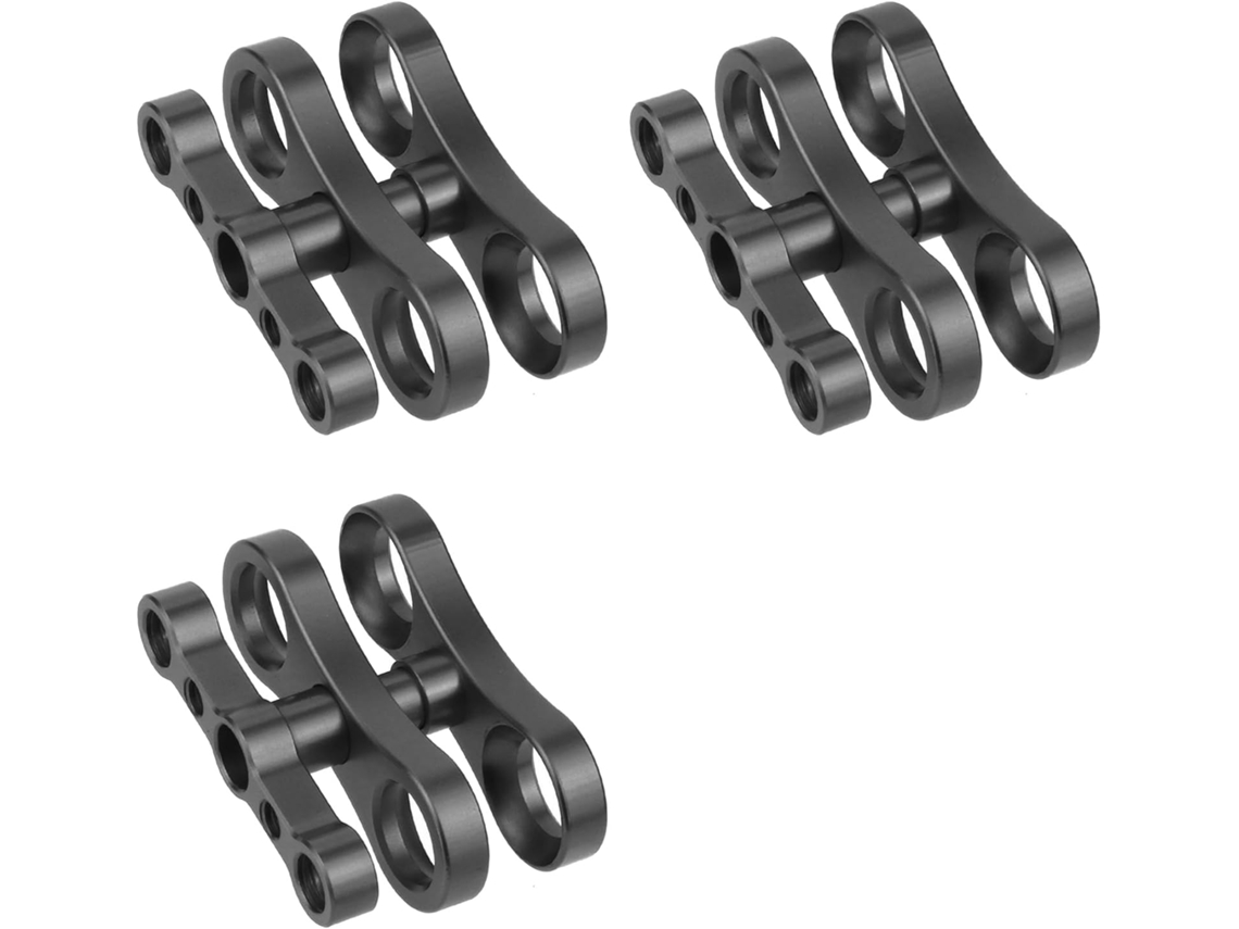 Trípode Con Abrazadera De Mariposa 3x, Brazo De Rótula De 1 Pulgada, 1/4, 3/8, Cámaras, Luces De Buceo Subacuáticas, Linterna