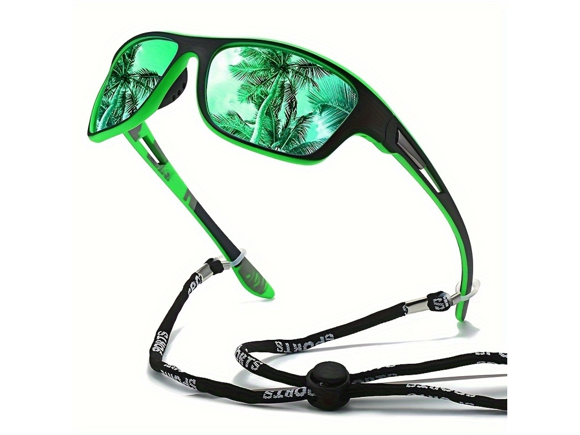 Gafas De Sol Polarizadas Para Ciclismo Para Hombre Protección Uv Gafas De Sol Para Deportes Al Aire Libre (verde) Gertiz