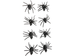 Decoraciones de Halloween DISFRAZZES Arañas (8 Un - 6 cm)