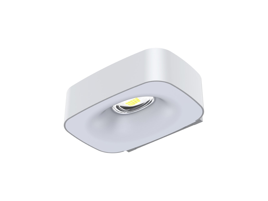 Lámpara de pared LED solar bidireccional Alcapower de 700 lm con protección IP65 y sensor crepuscular - 4000k